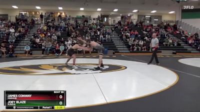 157 lbs Semifinal - Joey Blaze, Purdue vs James Conway, Missouri