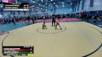 58 lbs Champ. Round 1 - Ricardo Castillo, Wesley Club Wrestling vs Jacob Moczygemba, Ohana HQ Wrestling