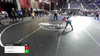 70 lbs Consolation - Hudson Hengstler, Douglas WC vs Ross Leyba Lll, La Junta Wolfpack