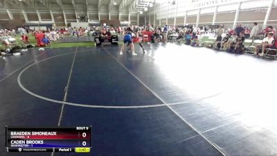 175 lbs 2nd Wrestleback (8 Team) - Braeden Simoneaux, Louisiana vs Caden Brooks, Washington