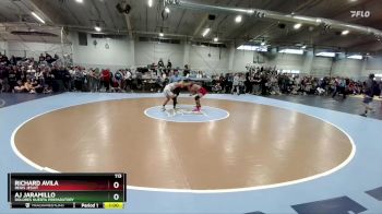 113 lbs Cons. Round 7 - Richard Avila, Regis Jesuit vs AJ Jaramillo, Dolores Huerta Preparatory