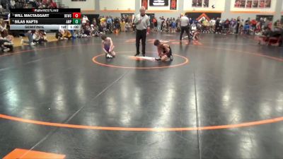 72 lbs Semifinal - Will MacTaggart, Delaware County Wrestling Club vs Silas Nafts, Alburnett Mat Pack