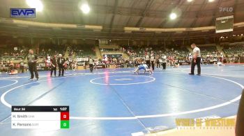 110 lbs Quarterfinal - Hawk Smith, Greater Heights Wrestling vs Kai Parsons, OCRTC