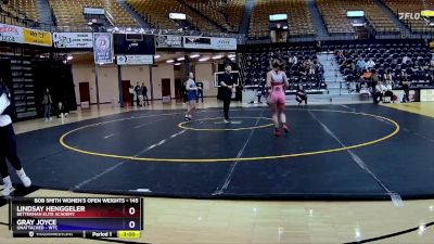 145 lbs Cons. Semi - Lindsay Henggeler, Betterman Elite Academy vs Gray Joyce, Unattached - WTC