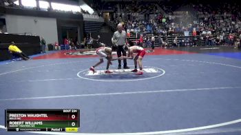 110 lbs Champ. Round 2 - Preston Waughtel, Bulls WC vs Robert Williams, Harvey Twisters WC