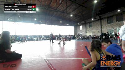 51 lbs Rr Rnd 2 - Emilee Galetka, Mojo Mulisha 12u vs Harley Beckley, Team Tulsa Girls NDT