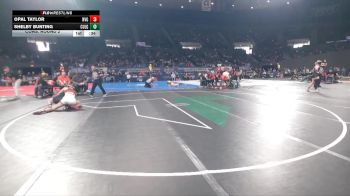 4A/3A/2A/1A Girls 155 Cons. Round 2 - Shelby Bunting, Culver Girls vs Opal Taylor, North Valley Girls