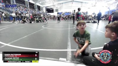 80 lbs Round 2 (4 Team) - Phoenix Pettit, Potentially Dangerous vs Dakin Patterson, Kansas Mayhem