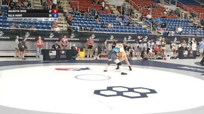120 lbs Champ. Rd Of 128 - Juliette Ruiz, Kentucky vs Ella Hart, Ohio