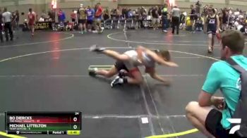 92 lbs Round 1 (6 Team) - Bo Diercks, The Funky Singlets vs Michael Littelton, Team Gotcha