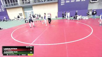 165 lbs Cons. Round 4 - Alexander Tack, ISI Wrestling Club vs Landon Petron, North Dakota