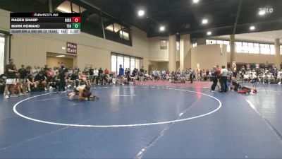 144 lbs Quarters & 3rd Wb (32 Team) - Hagen Sharp, Guerilla WC vs Murk Romano, Team Shutt Weston