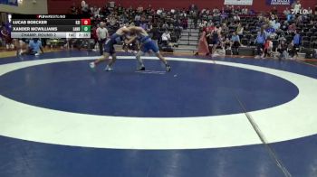 157 lbs Champ. Round 2 - Lucas Boecker, Keiser University vs Xander Mcwilliams, Lander