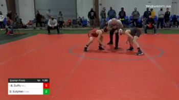85 lbs Quarterfinal - Bobby Duffy, Milltown vs Derek Sutphen, Flemington