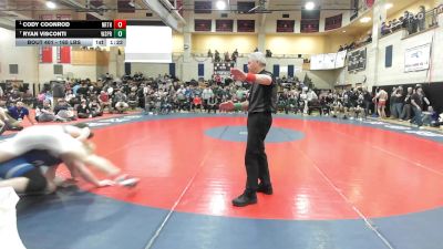 165 lbs 3rd Place - Cody Coonrod, Northbridge vs Ryan Visconti, West Springfield