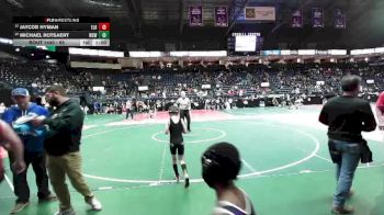 65 lbs Cons. Round 2 - Michael Rotsaert, WSW1 vs Jaycob Hyman, ELR1