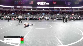 85 lbs Semifinal - Jack Gravitt, Odessa Youth Wrestling Club vs Jayce Leclaire, X Factor Elite