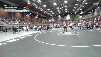 3A 285 lbs Cons. Round 2 - Nicholas Braga, Providence Hall vs Mason George, Union