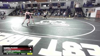 157 lbs Cons. Round 2 - Matthew Kaufmann, Notre Dame (Ohio) vs Gabriel Pujadas, Davis & Elkins