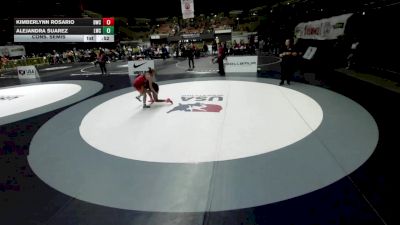 115 lbs Cons. Semis - Kimberlynn Rosario, Driller Wrestling Club vs Alejandra Suarez, Legacy Wrestling Center