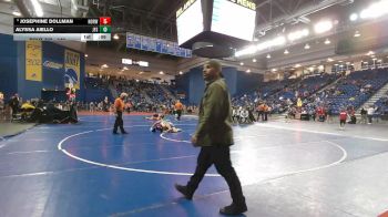 140 lbs Cons. Round 6 - Alyssa Aiello, Jefferson Sparta vs Josephine Dollman, Norwin