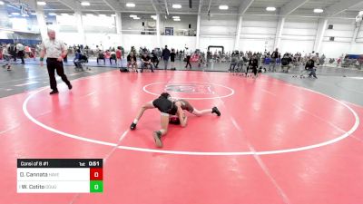 77 lbs Consi Of 8 #1 - Dominic Cannata, Haverhill vs Walter Cotito, Doughboys WC