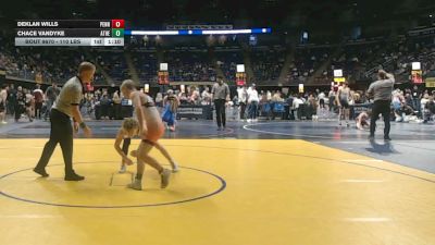 110 lbs Consy 4 - Deklan Wills, Pennridge vs Chace VanDyke, Athens