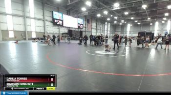 51-54 lbs Round 2 - Dahlia Torres, Mat Demon WC vs Brayson Hanchett, Lewiston WC