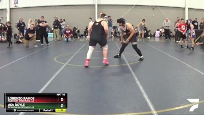 187 lbs Quarterfinal - Asa Doyle, Red Lion Wrestling Club vs Lorenzo Ramos, River City Wrestling LLC