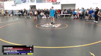 106 lbs Round 3 - Sam Henry, Soldotna Whalers Wrestling Club vs Tanner Rhoton, Interior Grappling Academy