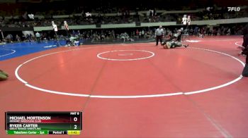 135 lbs Round 1 - Ryker Carter, Great Bridge Wrestling vs Michael Mortenson, Hickory Wrestling Club