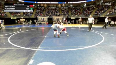 110 lbs Round Of 16 - Bryce Zerbe, Tri-Valley vs Parker Eddy, Waynesburg