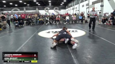 209 lbs Quarterfinals (8 Team) - Koen Beasley, West Shore Wrestling Club vs Jacksyn Windham, Ruthless