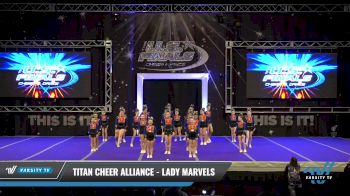 Titan Cheer Alliance - Lady Marvels [2021 L1 Performance Recreation - 12 and Younger (NON) Day 1] 2021 The U.S. Finals: Ocean City