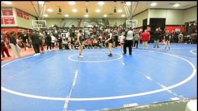 126 lbs Semifinal - Anderson Adams, Coweta vs Katie Garcia, Mannford