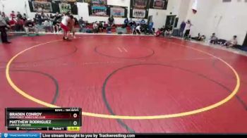 285 Boys Cons. Round 2 - Matthew Rodriguez, Lincoln Lancers vs Braden Conroy, Eaglecrest Wrestling Club