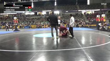 149 lbs Prelim - James Ryan, Kutztown vs John Carayiannis, Belmont Abbey