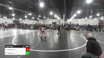 58 lbs Semifinal - Kaylee Sanchez, Espanola Wrestling vs Maribel Maestas, Lockjaw WC