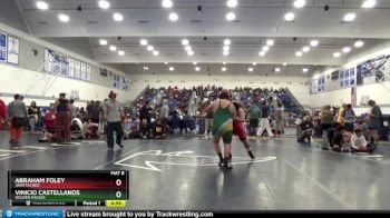 285 lbs Cons. Round 2 - Abraham Foley, Unattached vs Vinicio Castellanos, Golden Eagles