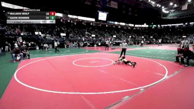 55 lbs Cons. Round 1 - Gavin Sowers, TVY2 vs Malakhi Wolf, LEB1