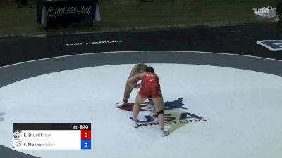 68 kg Round 2 - Emma Bruntil, USOPTC / Titan Mercury Wrestling Club vs Forrest Molinari, Sunkist Kids Wrestling Club