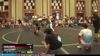 155 lbs Round 5 (6 Team) - Ryan Flammer, Olympic Black vs Chase Hinson, Steel Valley Red