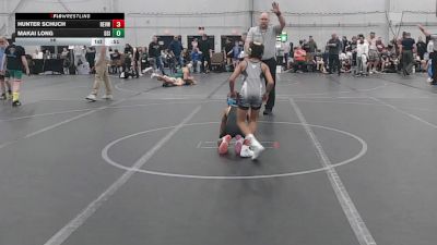 56 lbs Round 2 (6 Team) - Makai Long, Diamond State Inferno vs Hunter Schuch, Revival White
