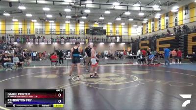 138 lbs Round 2 - Gable Porter, Powerhouse Wrestling Club vs Remington Fry, Iowa