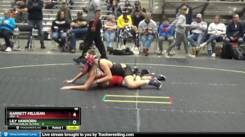 96 lbs Round 3 (6 Team) - Garrett Milligan, SAW vs Lily Vanhorn, Untouchables-Olympia