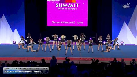 Element Athletics MKE - Ignite [2026 L3 Junior - D2 - Small - B Semis] 2026 The D2 Summit