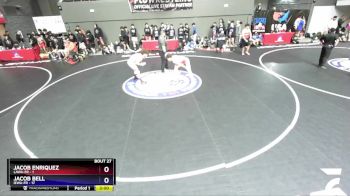 144 lbs Round 4 (16 Team) - Jacob Enriquez, LAWA-FR vs Jacob Bell, IEWA-FR