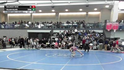 120 lbs Semifinal - Maleeah Rios, Bristol Central vs Jillian Blake, Trumbull