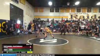 170 lbs Champ. Round 2 - Matt York, Temecula Valley vs Nathaniel Martindale, Yucaipa