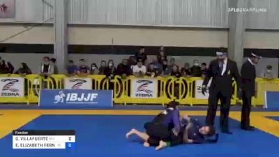 GABRIELLE VILLAFUERTE vs EMILY ELIZABETH FERNANDEZ 2020 American National IBJJF Jiu-Jitsu Championship